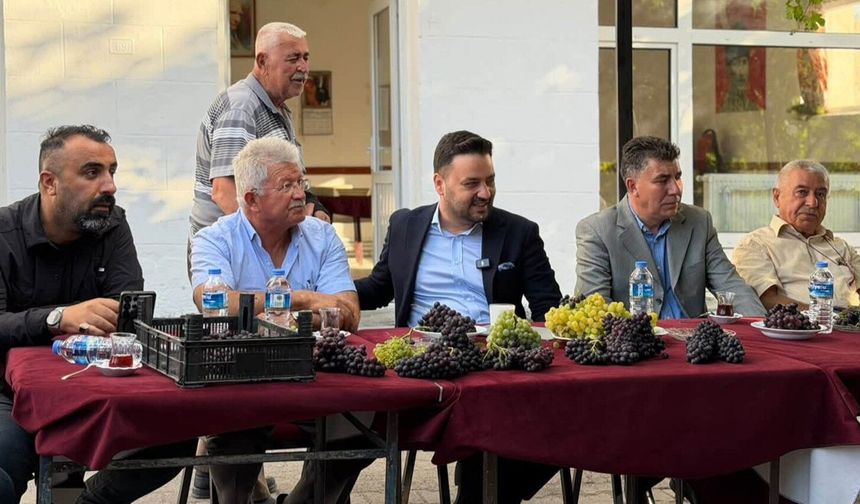 Aygün Çökek ve Sofular köylerinde vatandaşlarla buluştu