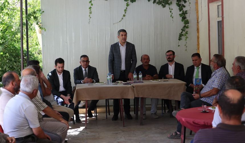 Ulaşlı köyünde dikkat çeken buluşma: Talepler tek tek dinlendi