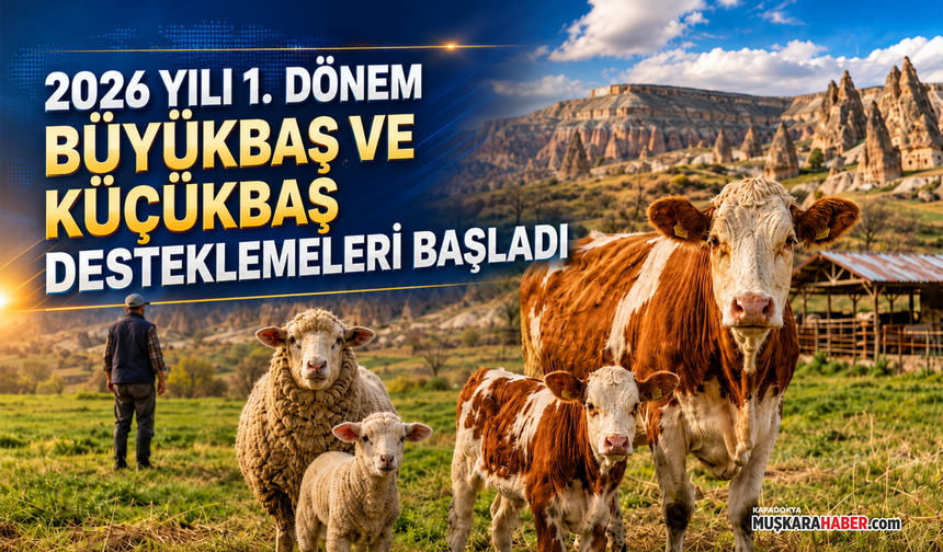 Nevşehir’de üreticilere hayvancılık desteği: Başvurular başladı