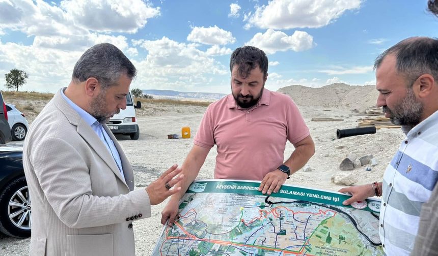 Sarıhıdır’da 970 hektarlık sulama projesinde sona yaklaşılıyor