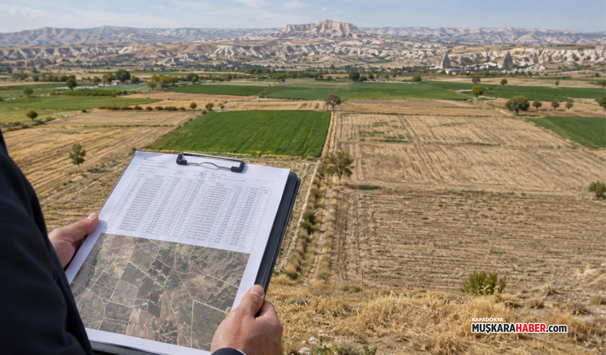 Nevşehir’de işlenmeyen tarım arazileri listesi yayımlandı