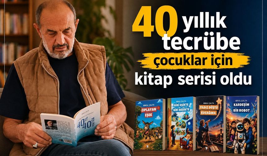 40 yıllık öğretmenlik birikimini çocuklar için kitaplaştırdı