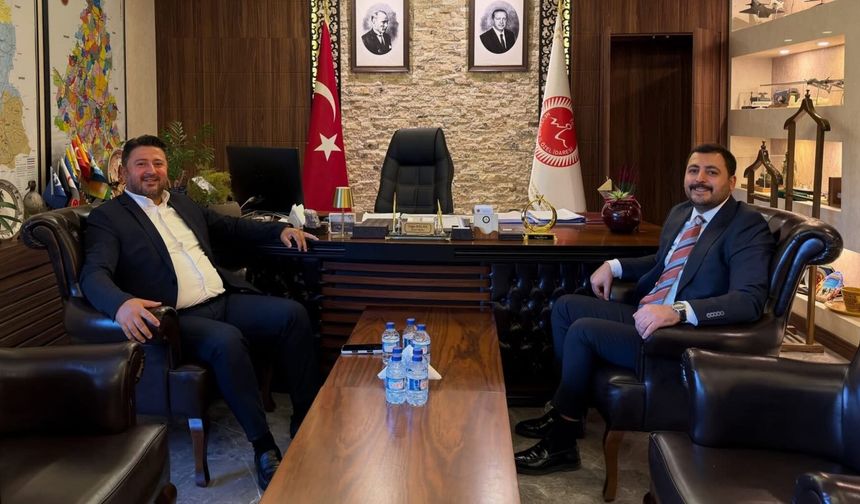 Milletvekili Çalışkan’dan Tolga Balak’a hayırlı olsun ziyareti
