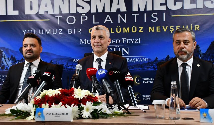 Bakan Bolat’tan Nevşehir esnafına ek kredi müjdesi