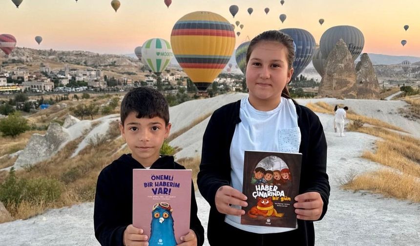 Nevşehirli yazar çocukları haberin mutfağıyla tanıştırıyor