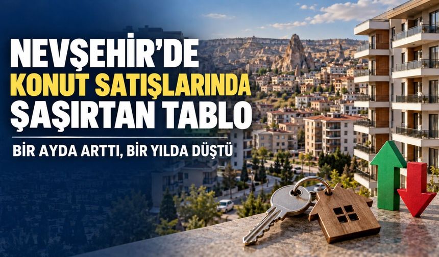 TÜİK açıkladı: Nevşehir’de konut satışları geçen yılı arattı