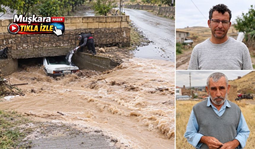 Sele kapılan sürücü o anları anlattı: “Ölümle burun buruna geldik”