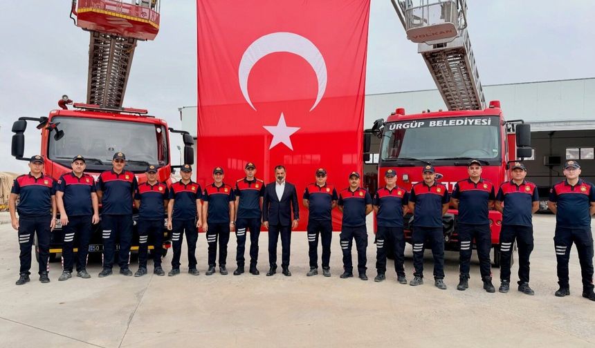 Ürgüp’te İtfaiye Haftası’nda dikkat çeken rakamlar: 375 ihbar