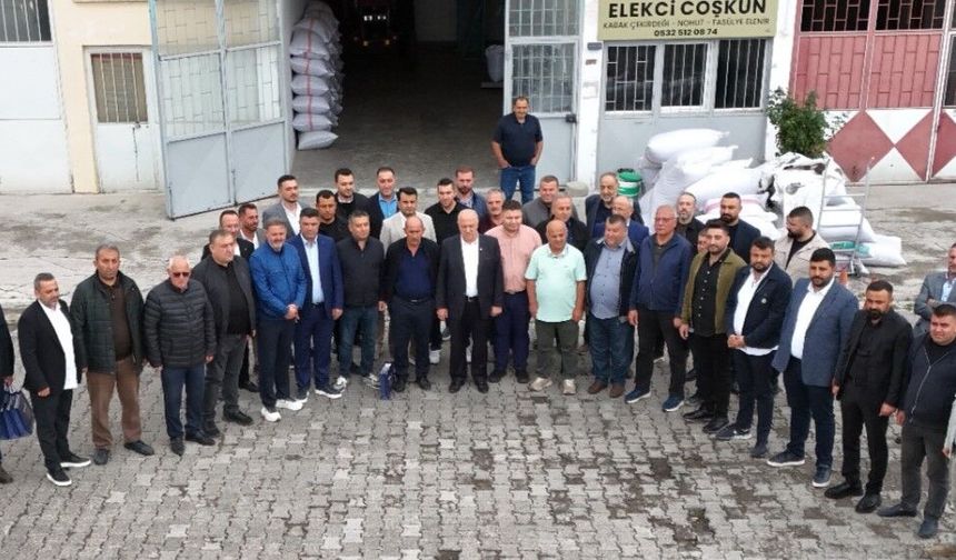 Öbekli sektör temsilcilerini dinledi: “Üreticinin sesine kulak vereceğiz”