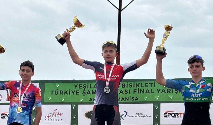 Dağ bisikletinde Türkiye şampiyonluğu Nevşehirli Mustafa Mert’in