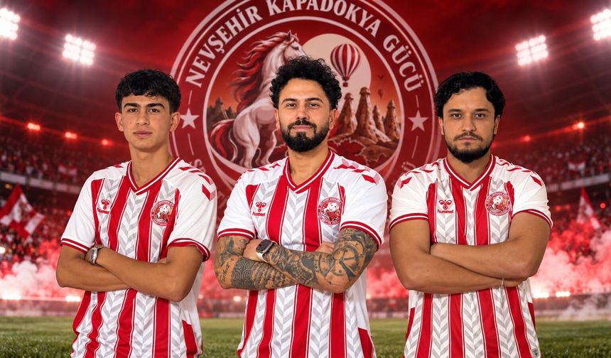 Nevşehir Spor’dan orta sahaya üçlü takviye