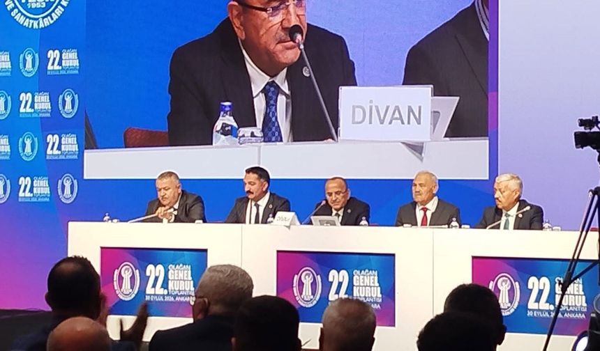 Nevşehir’den TESK Genel Kurulu’na: Pınarbaşı’na divanda önemli görev