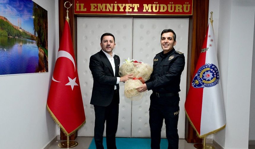 Başkan Arı’dan Emniyet Müdürü Dallı’ya hayırlı olsun ziyareti