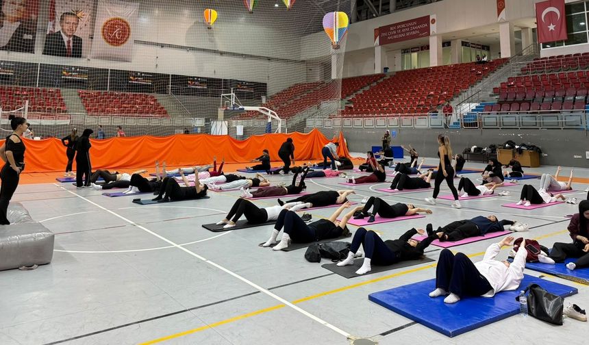 NEVÜ’de pilatese yoğun ilgi: Eğitimler başladı