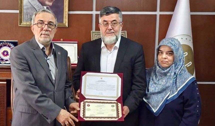 Nevşehirli imamdan dikkat çeken başarı: 55 yaşında hafız oldu!