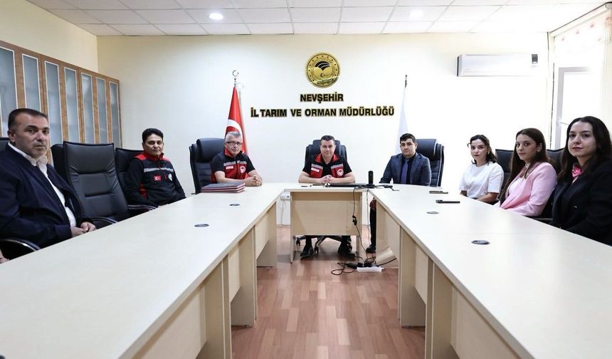 Nevşehir Tarım ve Orman Müdürlüğüne 5 yeni personel atandı
