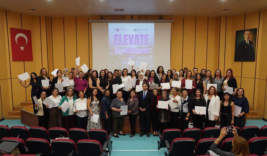 Kapadokya Üniversitesi’nin projesiyle 60 kadın girişimciye sertifika
