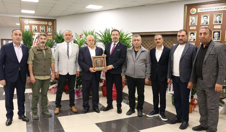 Nevşehir basınından NTSO’nun yeni yönetimine hayırlı olsun ziyareti