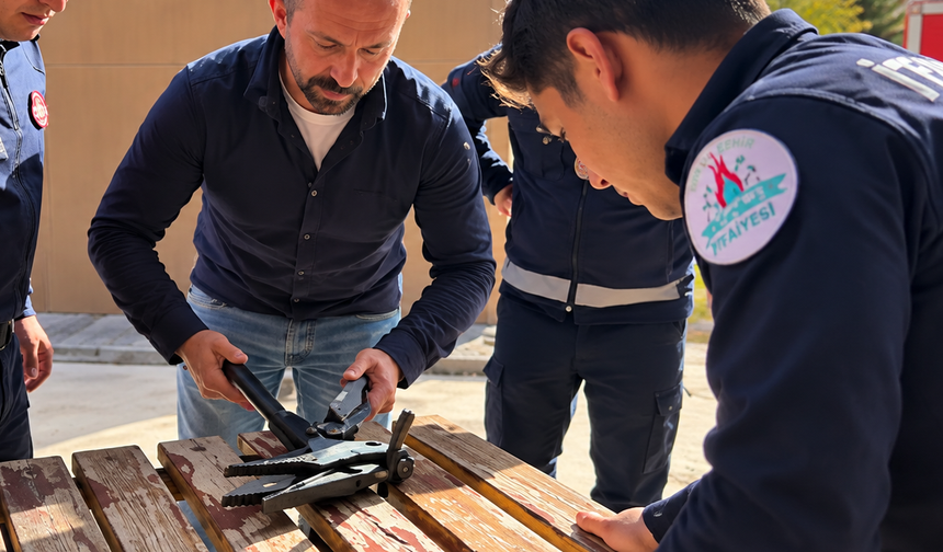 Nevşehir İtfaiyesinin yeni gücü!  14 ton kesme kapasitesi