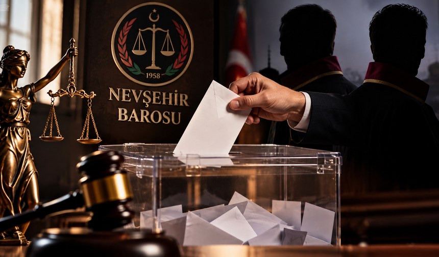 Nevşehir Barosunda nefes kesen seçim: Başkan 1 oy farkla belli oldu