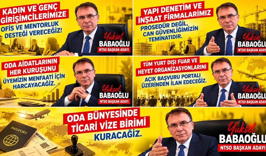 NTSO üyelerine fuar ve vize vaadi: Babaoğlu’ndan yeni hizmet planı