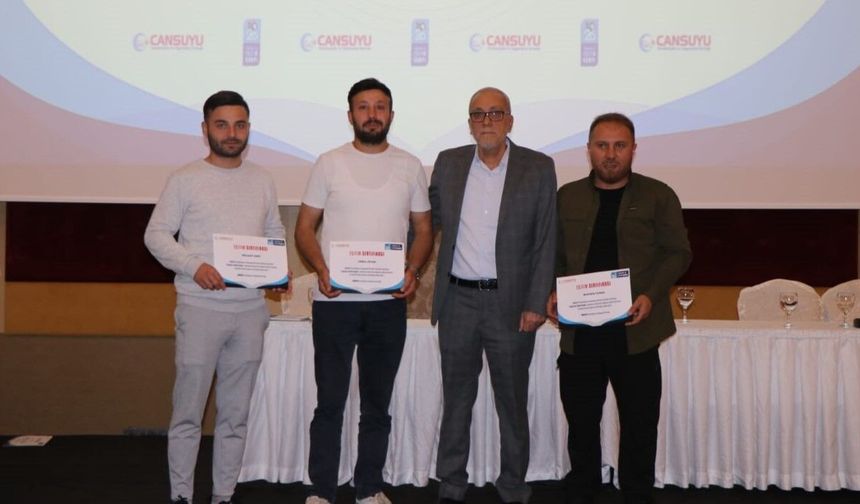 Cansuyu Nevşehir ekibine Ankara’da başarı belgesi