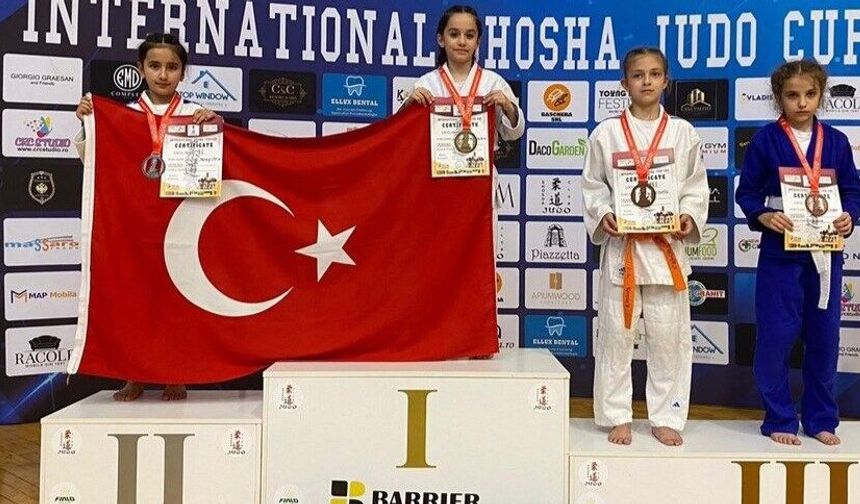 Nevşehirli genç judocular Romanya’dan derecelerle döndü