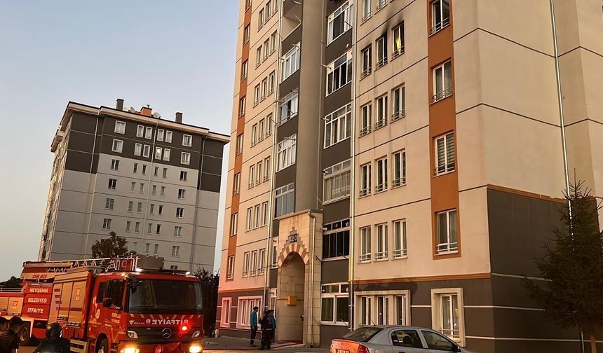 Nevşehir TOKİ’de yangın! 6 kişiye müdahale edildi