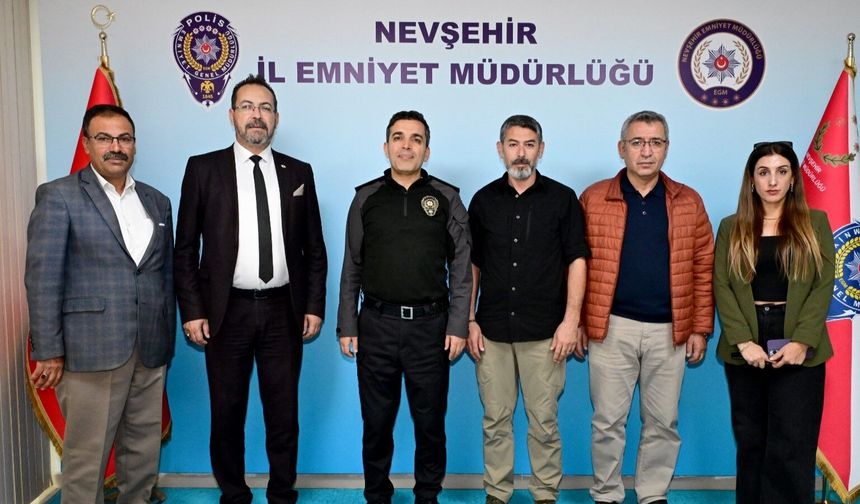 Cemiyet Başkanı Ekici ve gazetecilerden Dallı’ya ziyaret
