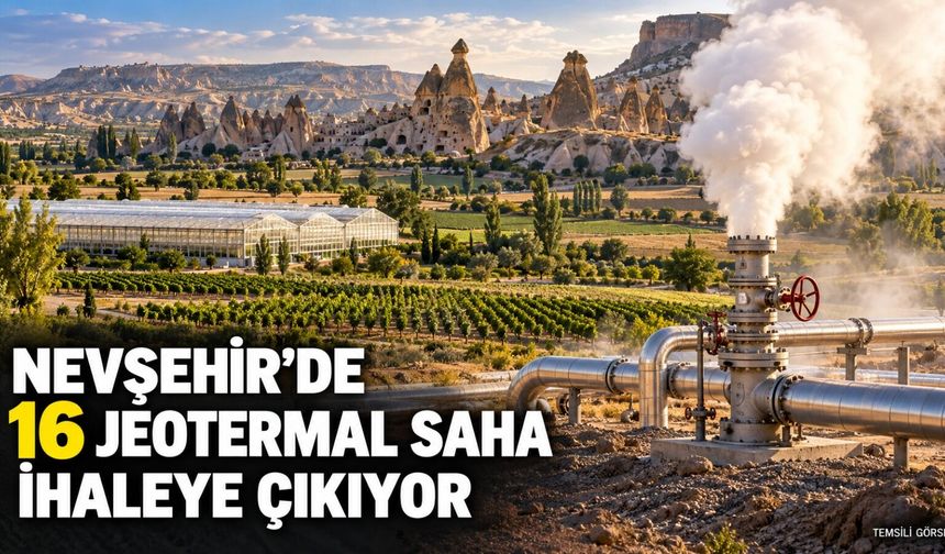 Nevşehir’de 48 bin hektarlık alan jeotermal için ihaleye çıkıyor