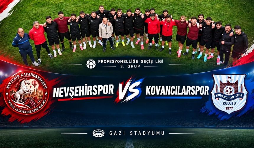 Nevşehir Spor sahaya çıkıyor: Gazi’de ilk maç, açık tribün ücretsiz!