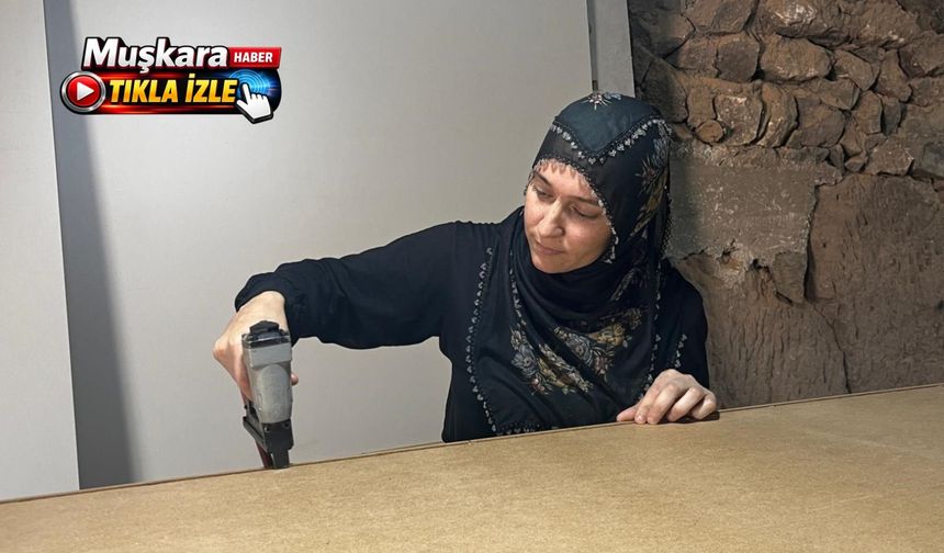 Nevşehir’de kadın usta tabuları yıktı! Kesimden montaja her işi yapıyor