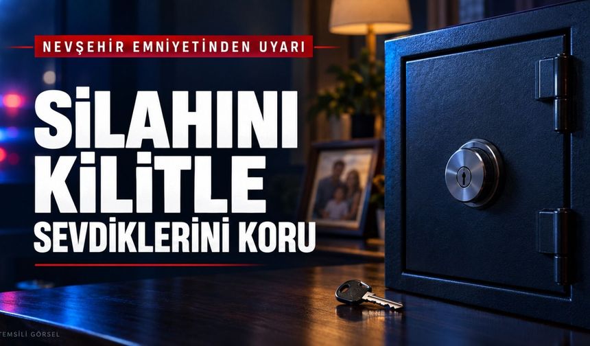Evinde silah bulunduranlar dikkat! Nevşehir Emniyeti uyardı
