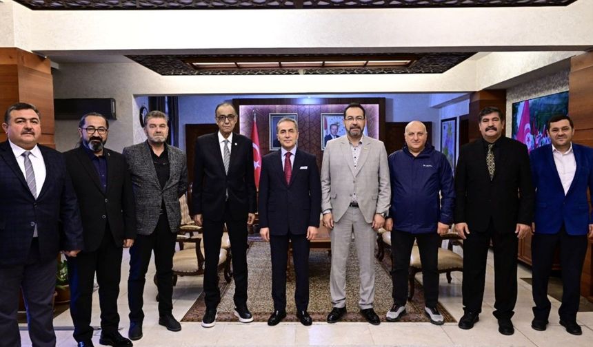 Nevşehir’de amatör lig öncesi ASKF’den Vali Kök’e ziyaret