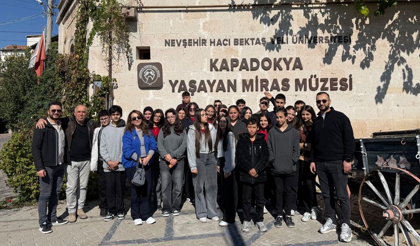 Öğrenciler Avanos’ta kültür yolculuğuna çıktı