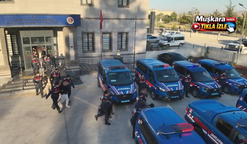 Avanos jandarmasından 10 ilde eş zamanlı operasyon: 9 tutuklama!