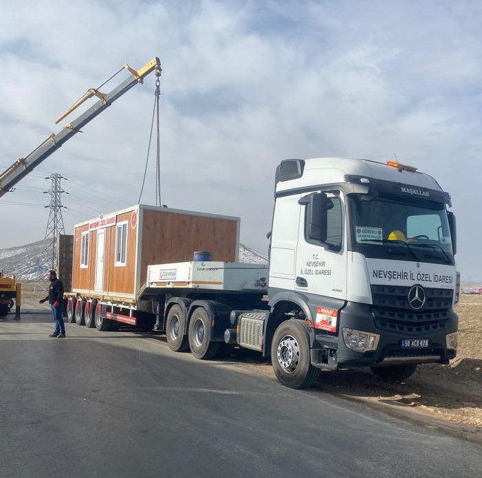 İl Özel İdareden deprem bölgesine konteyner  ev2