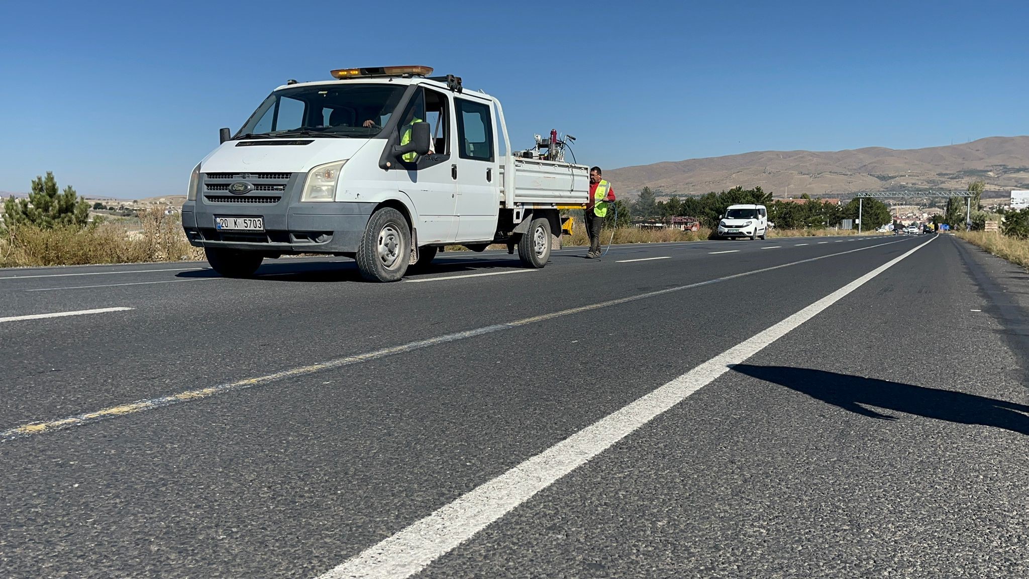 Avanos Çavuşin Göreme Yolunda Kafa Karıştıran Çizgiler Siliniyor 3