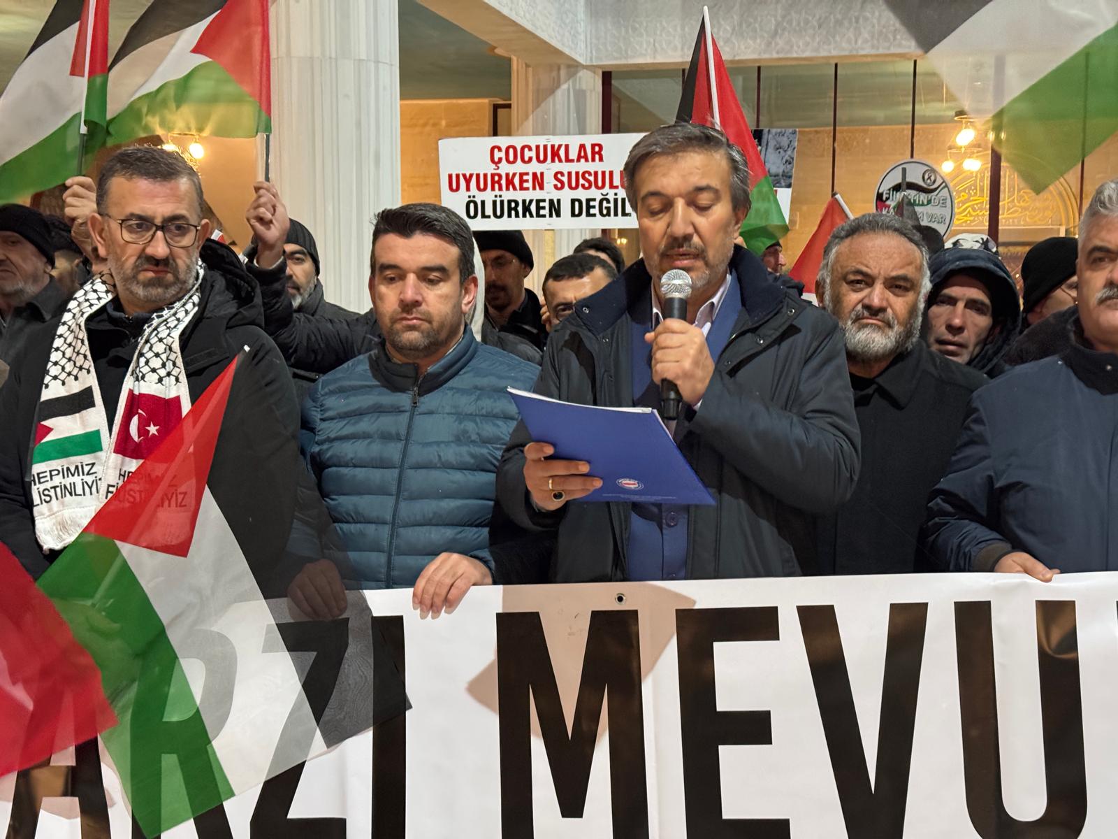 Ateşkesi Bozan İsrail Protesto Edildi (4)