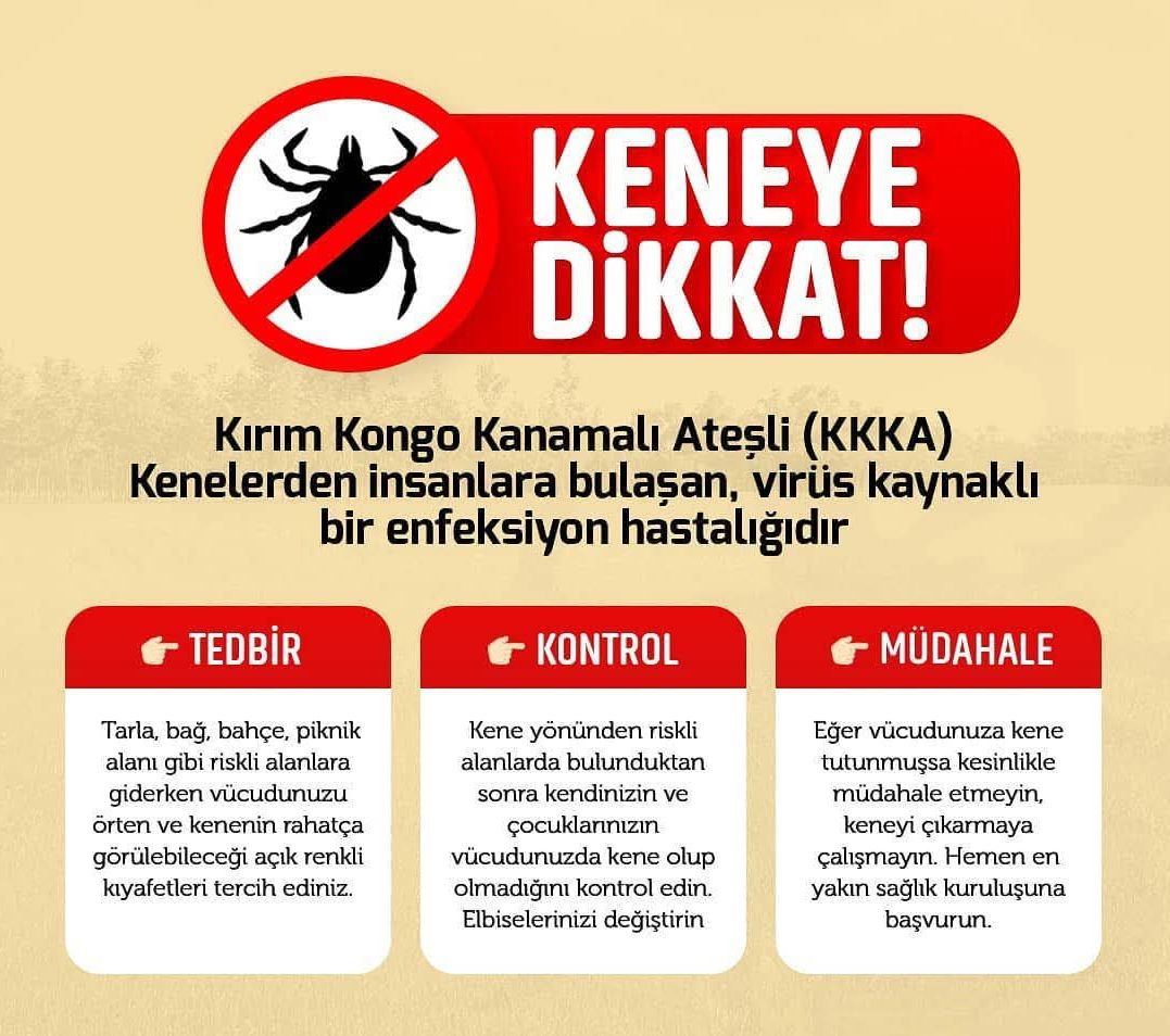 Avanos Kaymakamlığından Kene Uyarısı