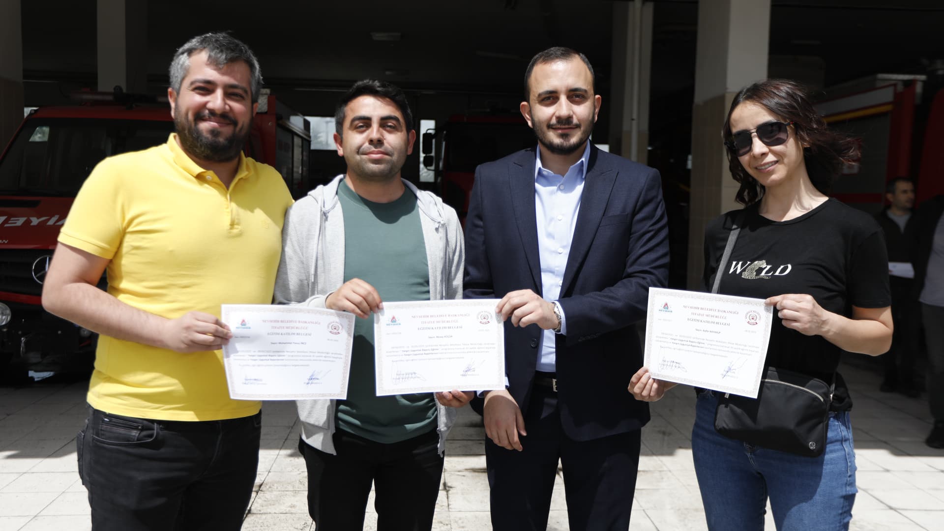 Nevşehir İtfaiyesinden Belediyelere Yangın Eğitimi (2)