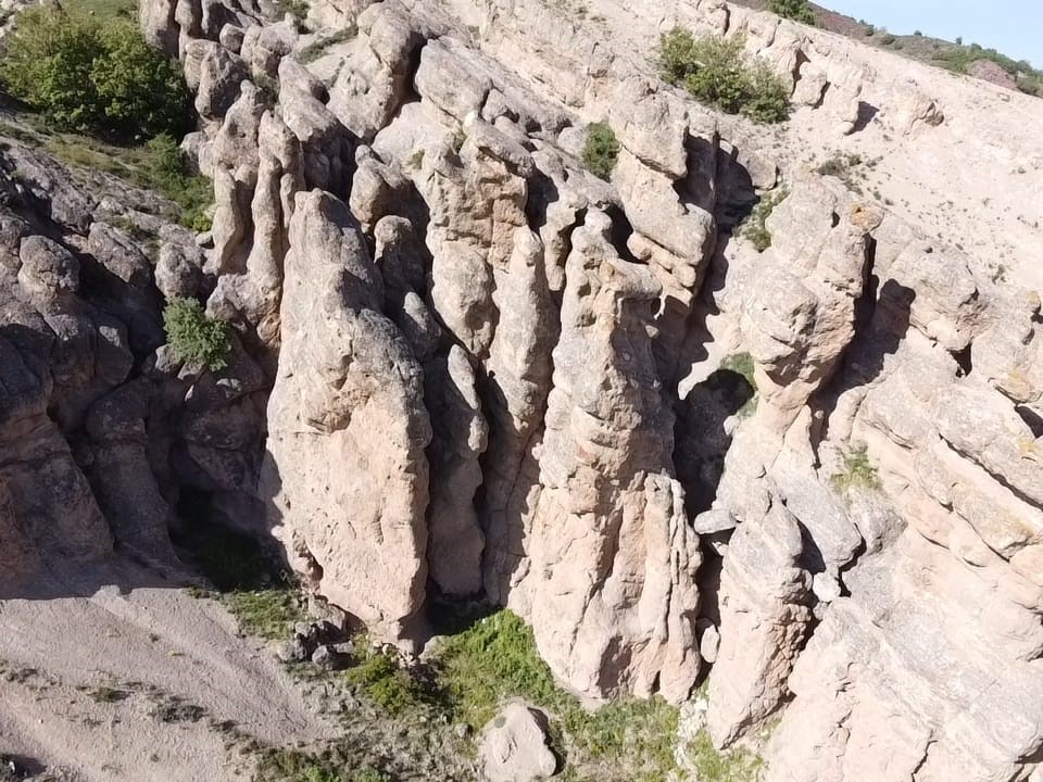 Nevşehir'in Peri Bacalarına Rakip Çıktı (1)
