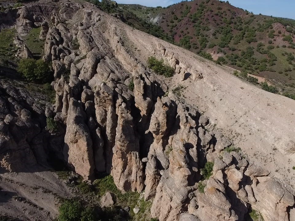 Nevşehir'in Peri Bacalarına Rakip Çıktı (2)