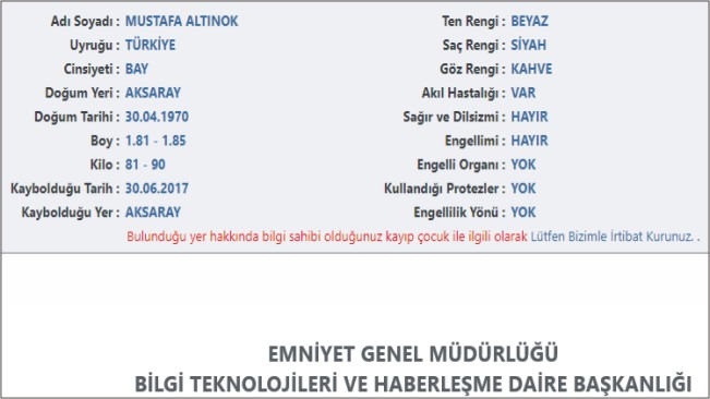Mustafa Altinok Emniyet