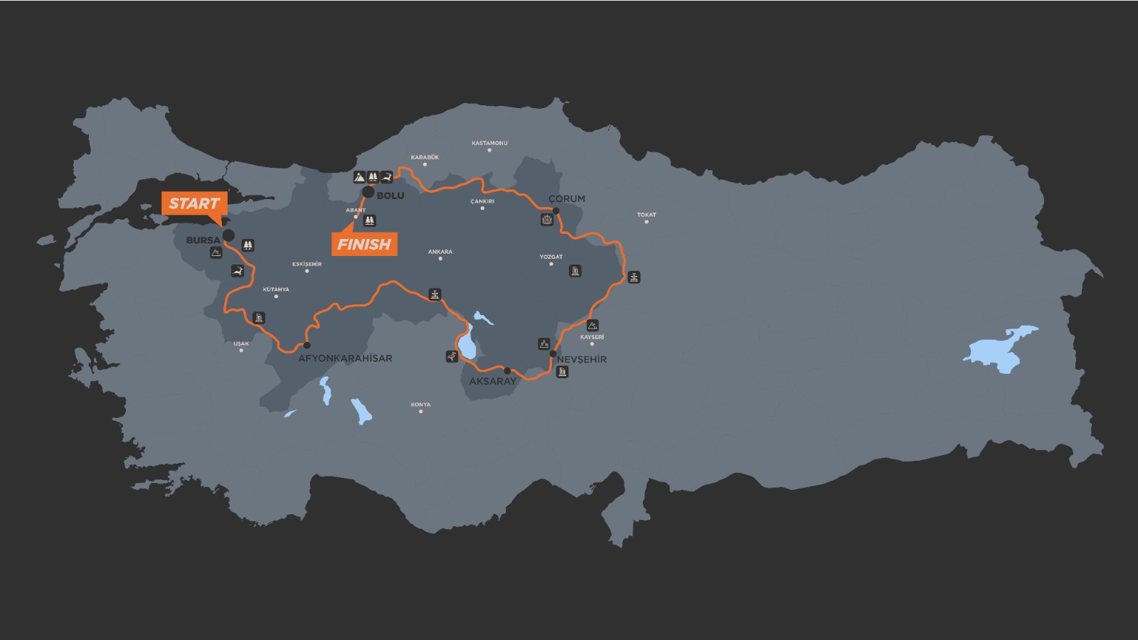 Transanatolia 2025 Rotası Bursa Bolu