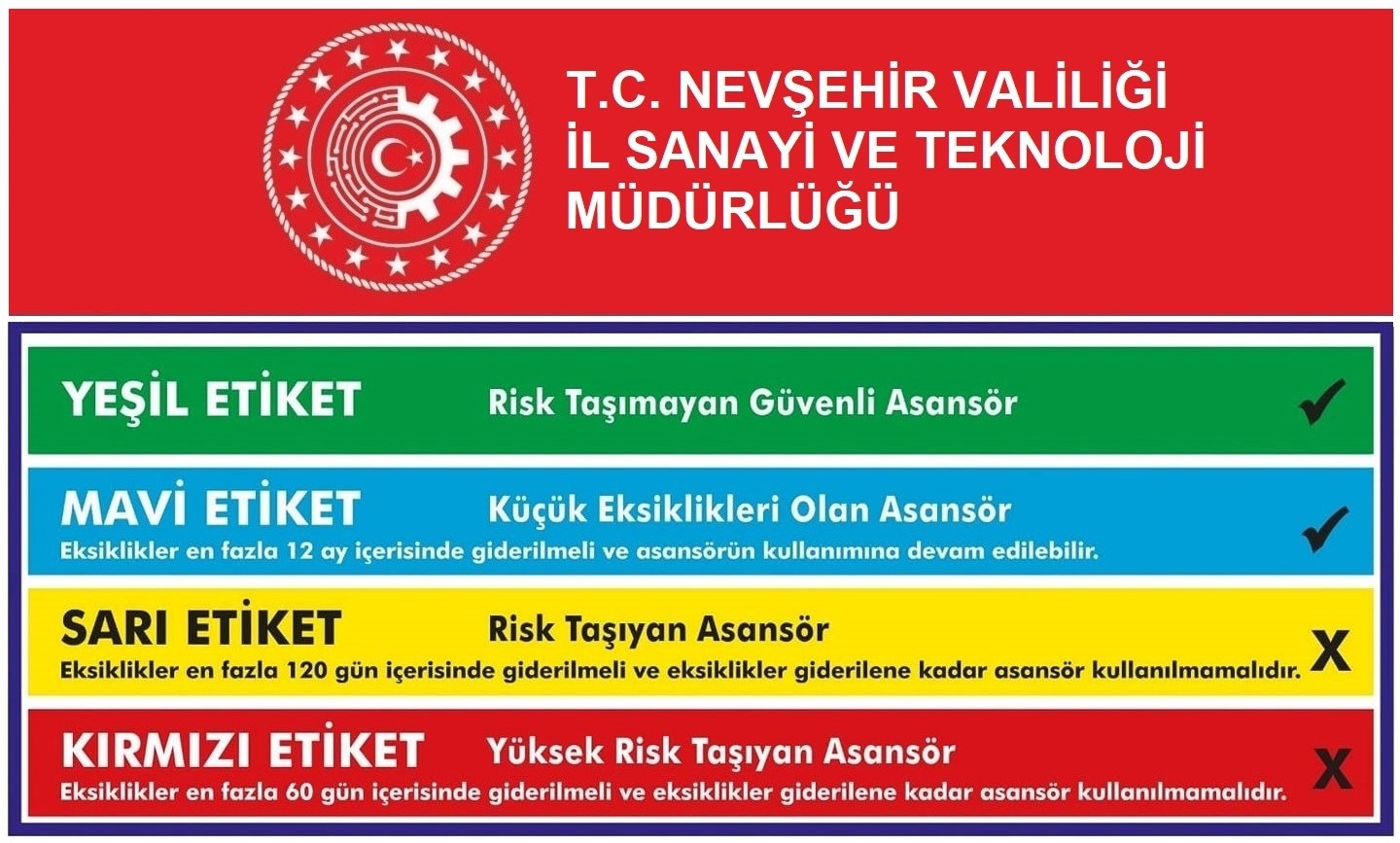 Asansör Eti̇ketleri̇ 1