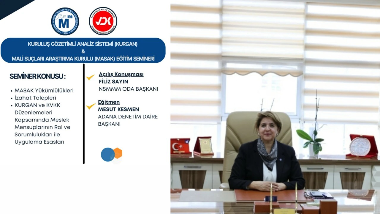 Nevşehir SMMMO’dan KURGAN ve MASAK eğitimi