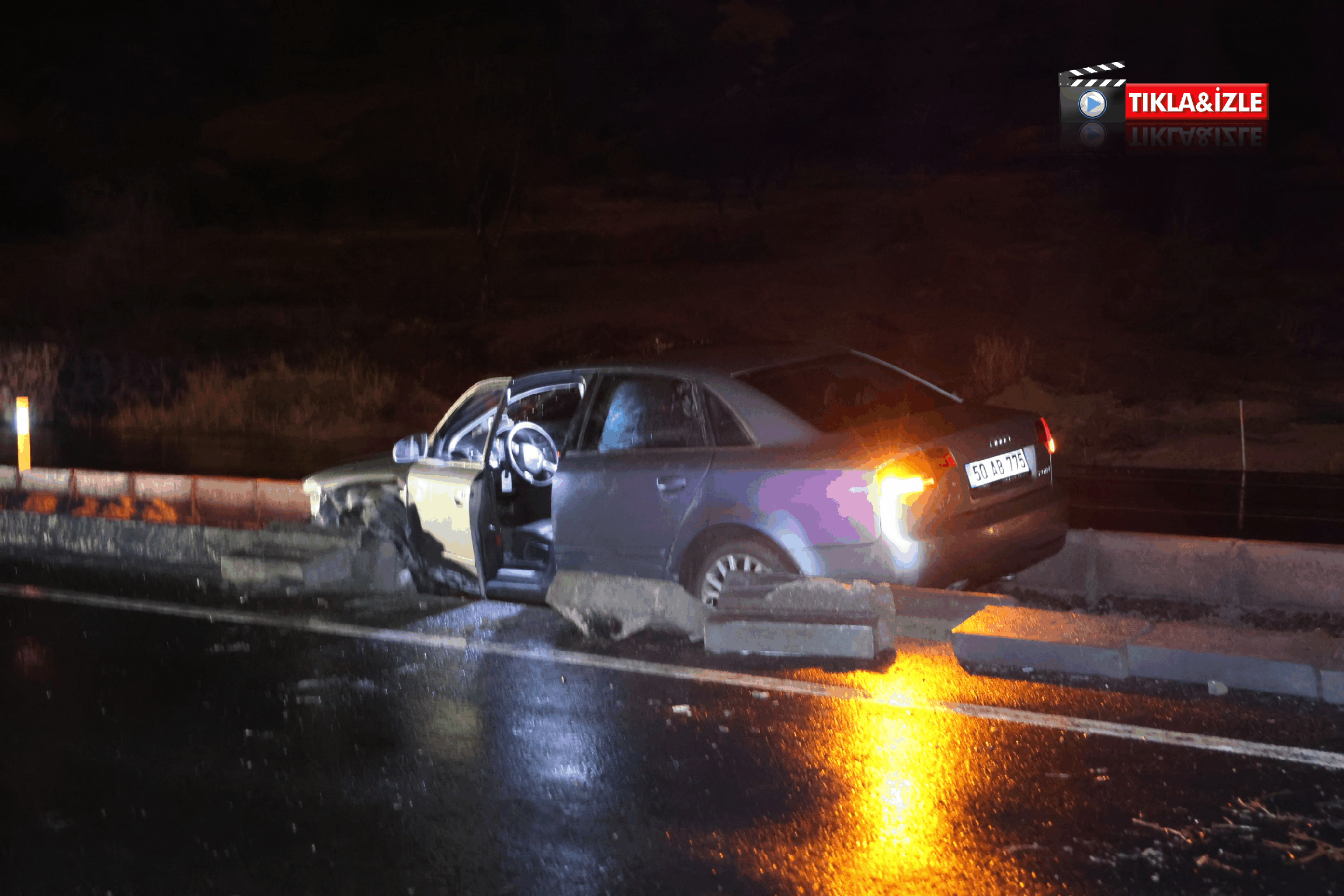 Su birikintisi kazaya yol açtı! Nevşehir’de 1 kişi yaralandı