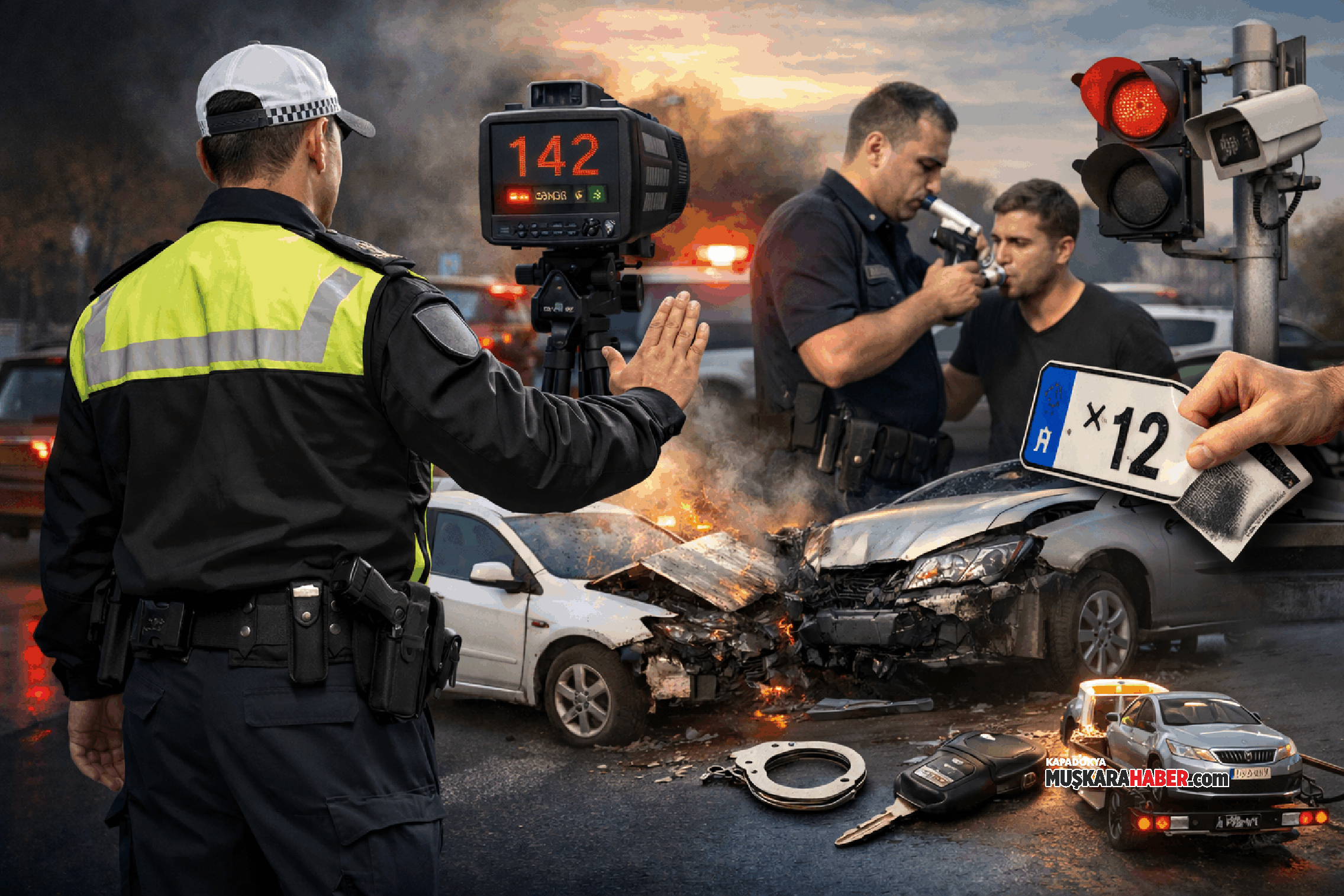 Trafikte yeni kurallar resmileşti: Ağır yaptırım