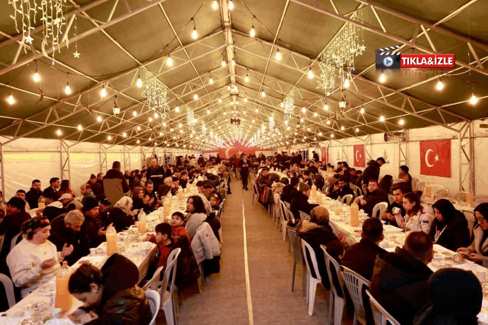 Nevşehir’de ramazan bereketi: İftar çadırı her gün dolup taşıyor